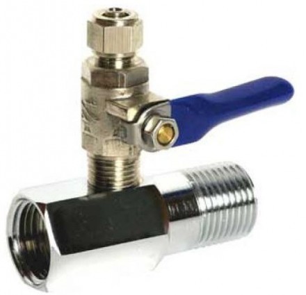 Адаптер + шаровый вентиль AD-4BC-3W / BV-2BC в комплекте