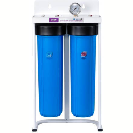 Водоочиститель RO-150 с промывкой (150 л/ч 4 мембраны с контроллером и ТДС)