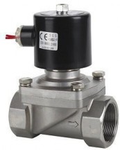 Клапан электромагнитный 40 N/C 1 1/2&quot; нержавеющий прямого действия