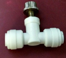 Фиттинг прямой 3/8&quot;-3/8&quot; (трубка-трубка) с регулировкой Корея *